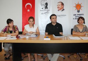Ak Parti Antalya Kadın Kolları kongre startını verdi
